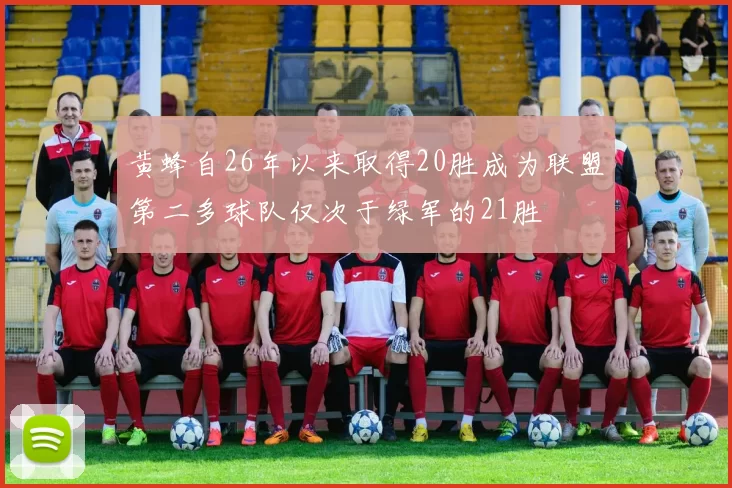 黄蜂自26年以来取得20胜成为联盟第二多球队仅次于绿军的21胜